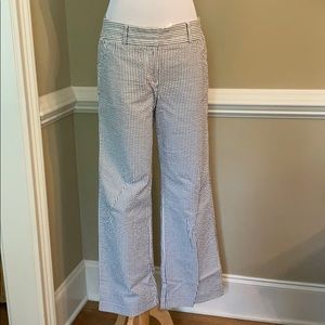 JCrew Striped  City Fit Pants in size 10